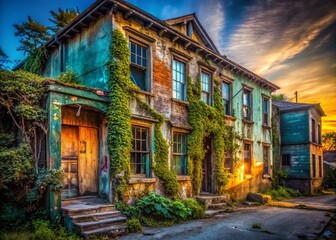 Obraz premium Santa Cruz Abandoned Building Urban Exploration Photography