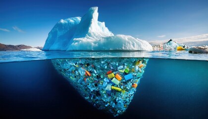 Visual representation calls attention to environmental protection and waste sorting efforts.