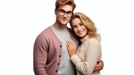 Fototapeta premium portrait of a young couple
