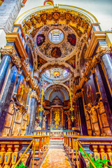 Altarpiece of Carmine Chapel in the Church of Santa Maria del Carmine in Milan, Italy,
