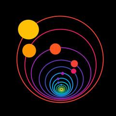 abstract background with circles