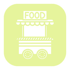 Obraz premium Food Cart Icon