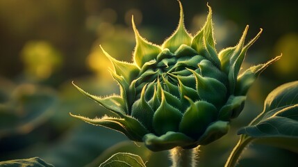sunflower bud