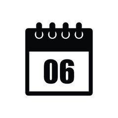 calender icon, 06 calender icon with white background
