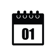 calender icon, 01 calender icon with white background