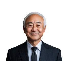 Business event smiling man in suit office isolated on transparent background png