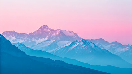 Aesthetic blue and pink gradient with a soft, pastel-like transition, ideal for contemporary digital design.