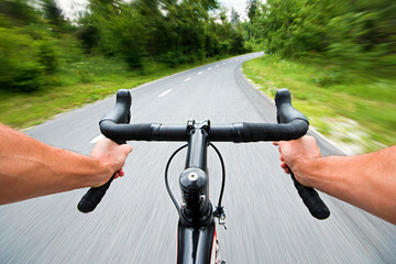 Road cycling stock photo