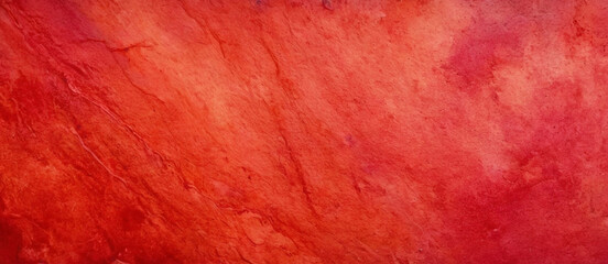 Fototapeta premium Abstract red watercolor painted paper background texture