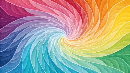 A mesmerizing mix of bright and pastel hues, forming a visually engaging abstract background design.