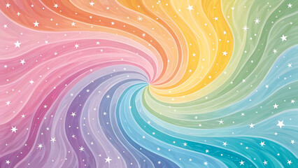 A mesmerizing mix of bright and pastel hues, forming a visually engaging abstract background design.