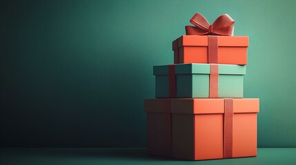 Obraz premium gift boxes, captured professional color grading, natural colors