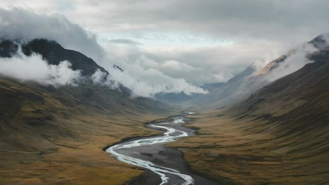 Magnificent aerial photography of river landforms [4K]