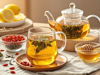 자연의 건강을 담은 허브와 차의 아름다움 / The Beauty of Herbs and Teas for Natural Wellness