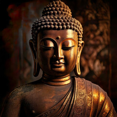 buddha figure, statue