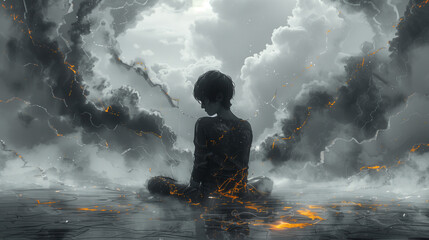 Obraz premium Depression