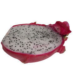 dragon fruit isolated on white background.