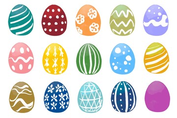 easter eggs pattern colorful graphic	

