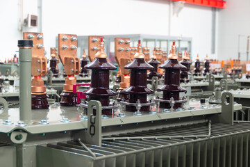 Power transformers production, contact buses, transformer housing.