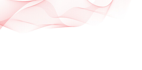 Abstract red wavy lines Digital frequency track equalizer background. Curved wave smooth stripe seamless pattern. Wave lines created using blend tool. graphic design template banner business wave.