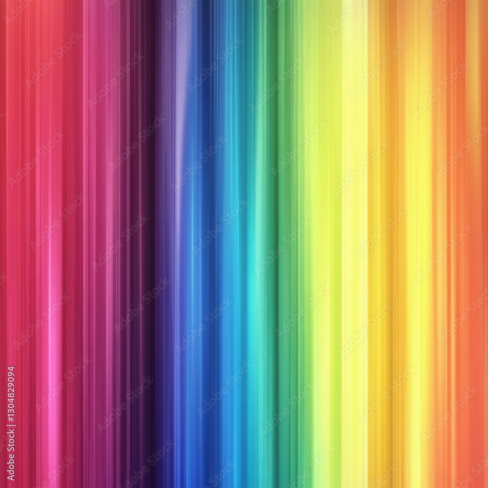 Poster vibrant gradient stripes: a smooth transition of rainbow colors in a modern abstract design backgrou