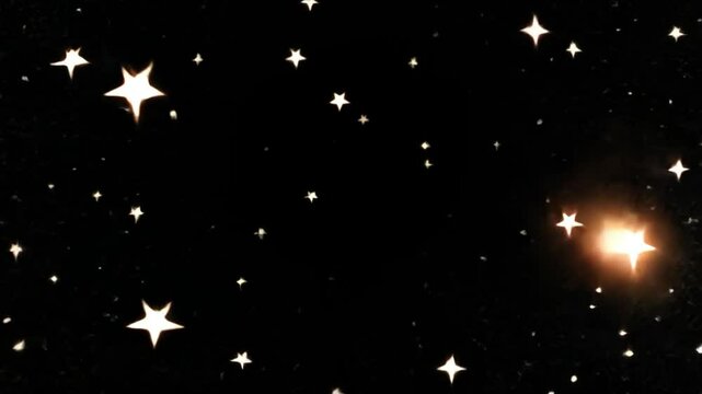 Celestial Night: A Starry Canvas Above