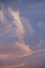 dramatic sky with clouds