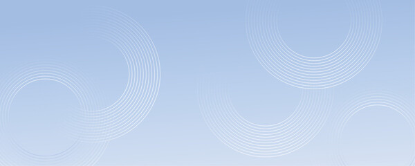 Abstract white and light blue color geometric shape and lines seamless pattern background design.