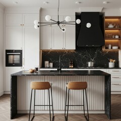 Modern Kitchen with Elegant Neutral Tones