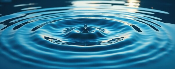 Water ripples spread, creating concentric circles , ripple effect, ripples, spread