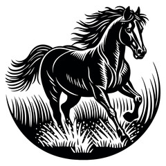 a-powerful-stallion-in-mid-gallop--dust-kicking-up