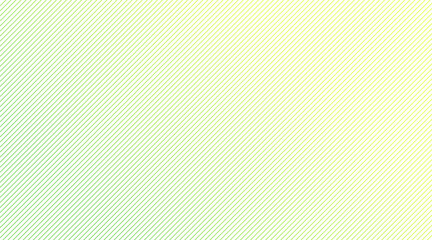 Striped green gradient pattern. Vector thin diagonal lines abstract geometric textured background
