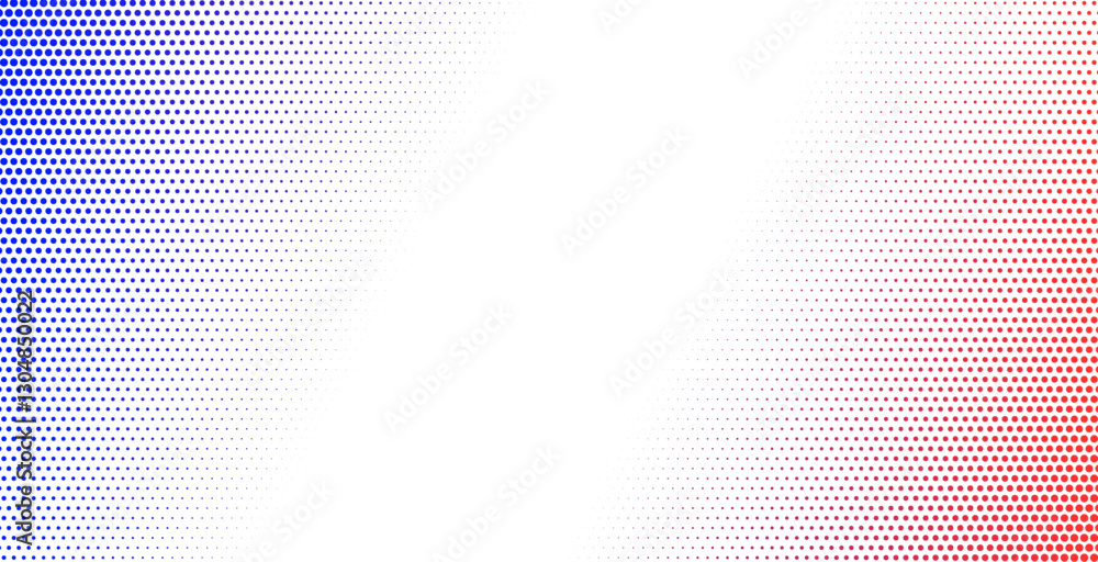 Wall mural halftone colorful dotted versus background. abstract vector gradient dotted textured corners