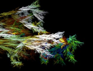 Imaginatory fractal abstract background Image