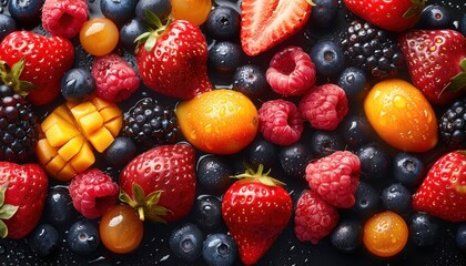 Obraz premium fruit background