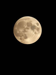 Fototapeta premium Mond, Luna, nachts, Himmel, zunehmend, All, Astronomie, Planet, Mondlicht, Natur, Astrologie, Wissenschaft, dunkel, lunar