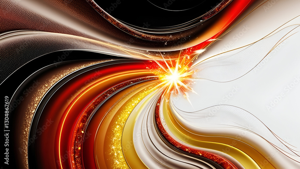 Poster a visually striking abstract background with a fiery gradient of black, brown, and red transitioning
