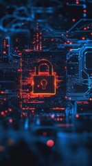 Obraz premium cyber security hacking