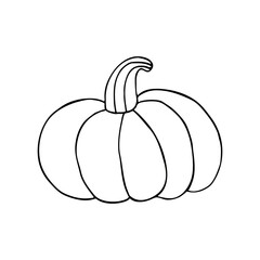 Halloween illustration in hand draw style. Element of your design