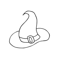 Halloween illustration in hand draw style. Element of your design