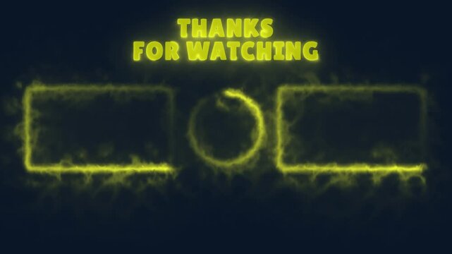 SABER EFFECT YOUTUBE END SCREEN - YOUTUBE OUTRO / Animated YouTube end screen 4