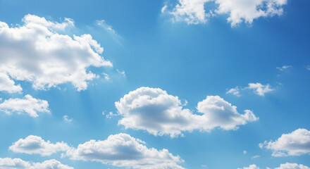 Obraz premium blue sky and clouds