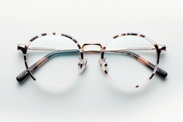 Stylish round glasses with unique tortoiseshell pattern for modern eyewear enthusiasts