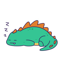 Cute Adorable Dino Character Cartoon