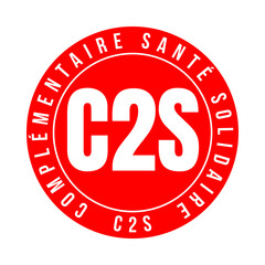 Symbole C2S complémentaire santé solidaire	en France