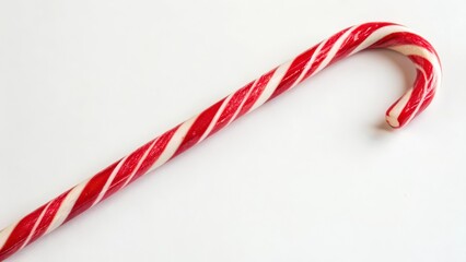 Fototapeta premium Candy Cane on White Background