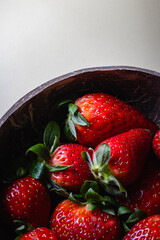 strawberries in a bowl