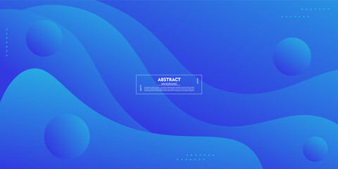 Abstract minimalist blue wave background. Modern concept background. Realistic waves with simple geometric patterns. Vector Eps10