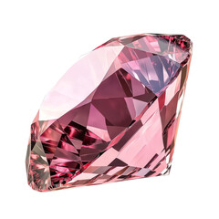 pink diamond on white background