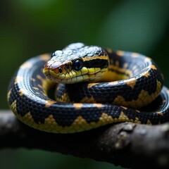 Fototapeta premium Stunning high resolution photos of snakes, grace and beauty of nature.Atmospheric moment